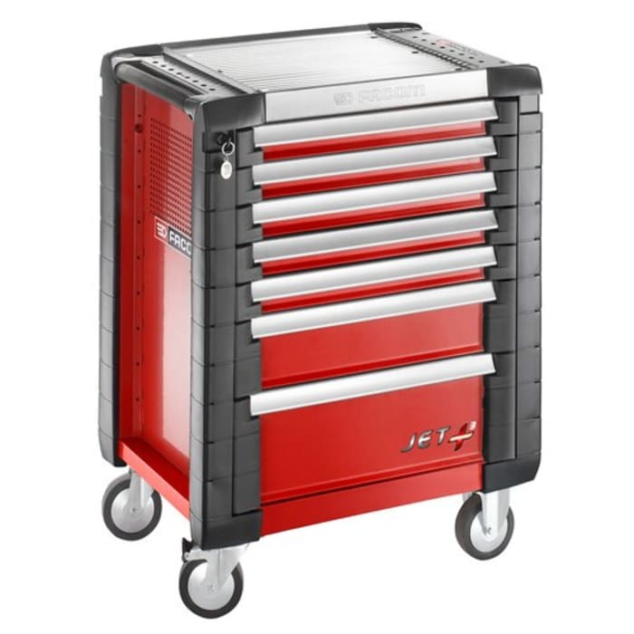 Facom 7 Drawer Wheeled Tool Cabinet