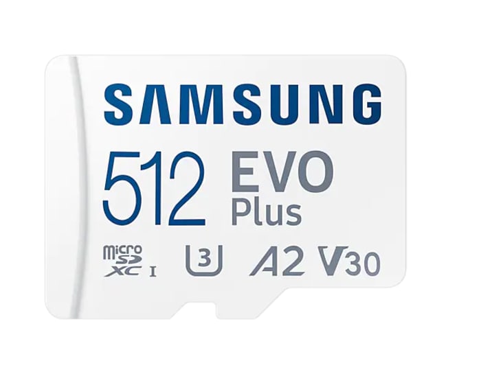 Samsung micro sd 512 store
