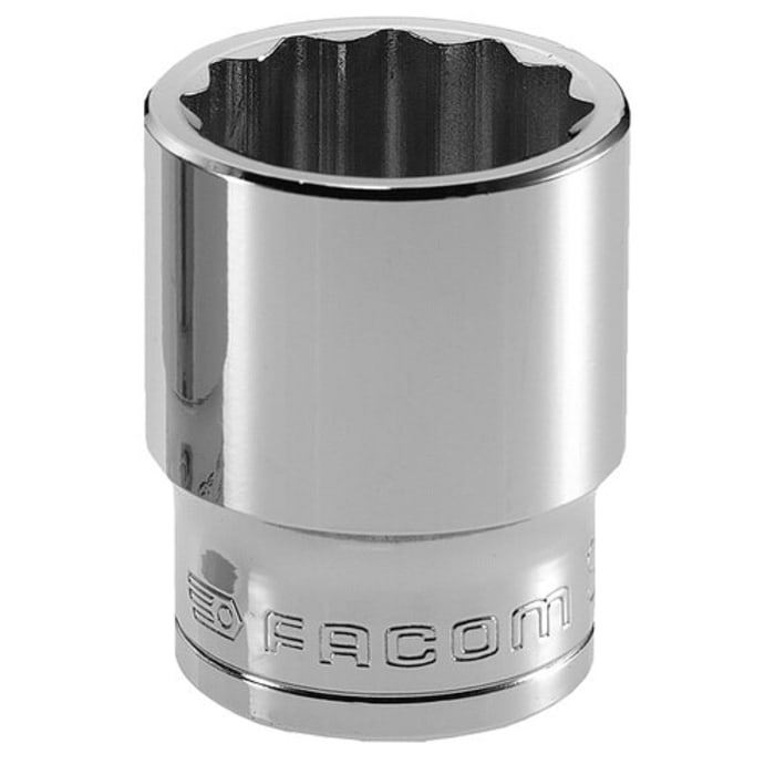 S.17 Facom | Facom 1/2 in Drive 17mm Standard Socket, 12 point, 36