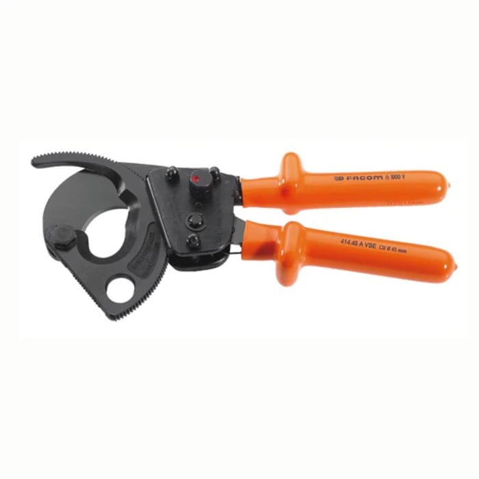 Facom 414.52AVSE VDE/1000V Insulated Ratchet Cable Cutters
