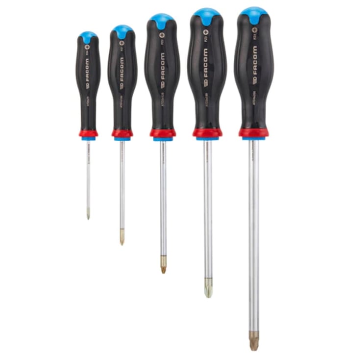 Facom Pozidriv Screwdriver Set, 5-Piece