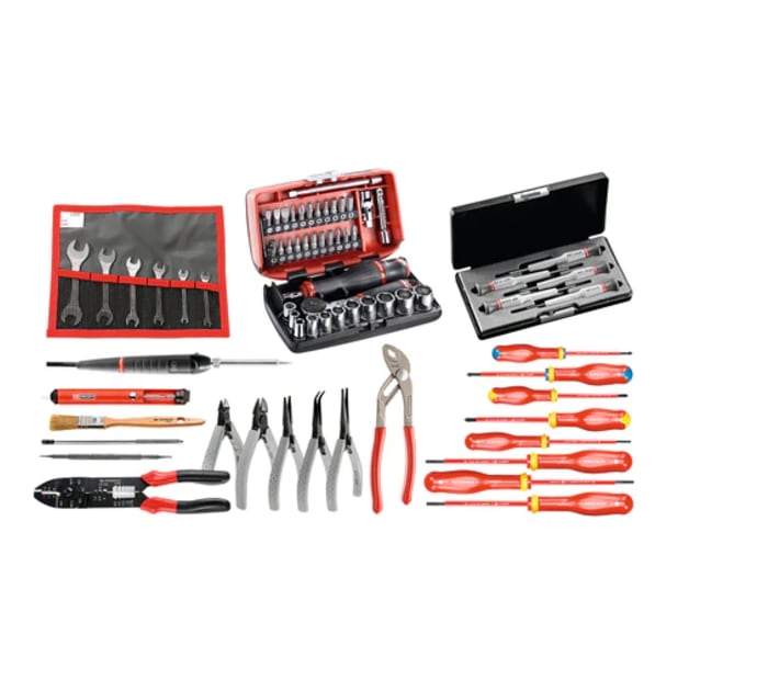 Facom 69 Piece Electricians Tool Kit Facom RS Components India
