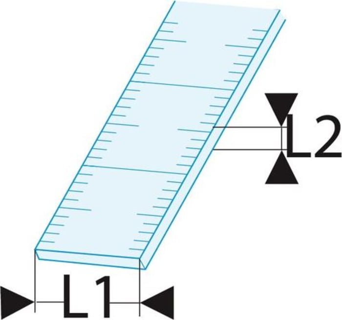 DELA.1056.1500 Facom | Facom 1.5m Stainless Steel Metric Ruler | 236 ...