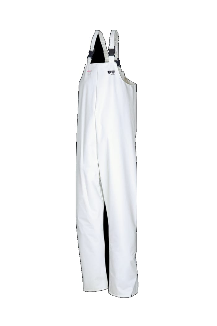 Sioen White Reusable Bib & Brace, M