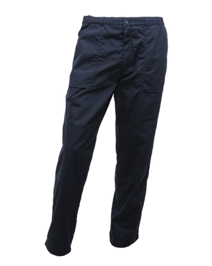 Regatta Professional Men's Lined Action Trousers Navy Trousers Water Repellent 36in W 33in L