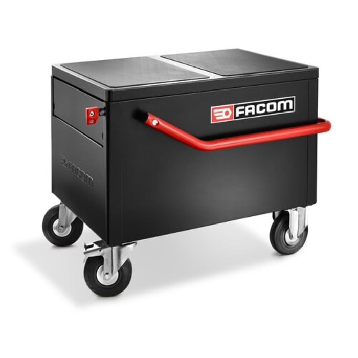 2092B Facom, Carro de herramientas Facom con 2 cajones, 670mm (l.) x 512mm  (an.) x 550mm (alt.), 236-2235