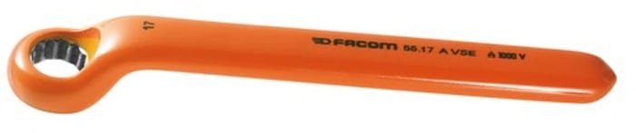 Facom Ring Spanner, 17mm, Metric, 198 mm Overall, VDE/1000V