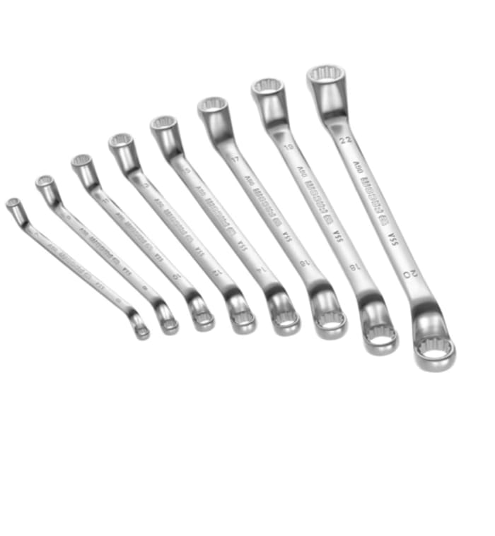 Facom 10 Piece Ring Spanner Set 1 4 x 5 16 1.1 8 x 1.1 4 in Facom RS Components UAE