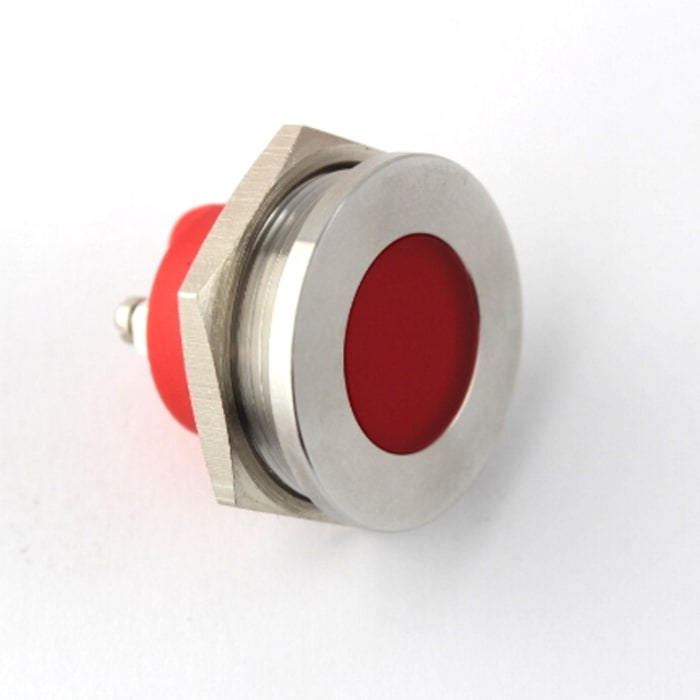 CML Innovative Technologies PL25 Series Red Panel Mount Indicator, 24V, 25mm Mounting Hole Size, Screw Terminal