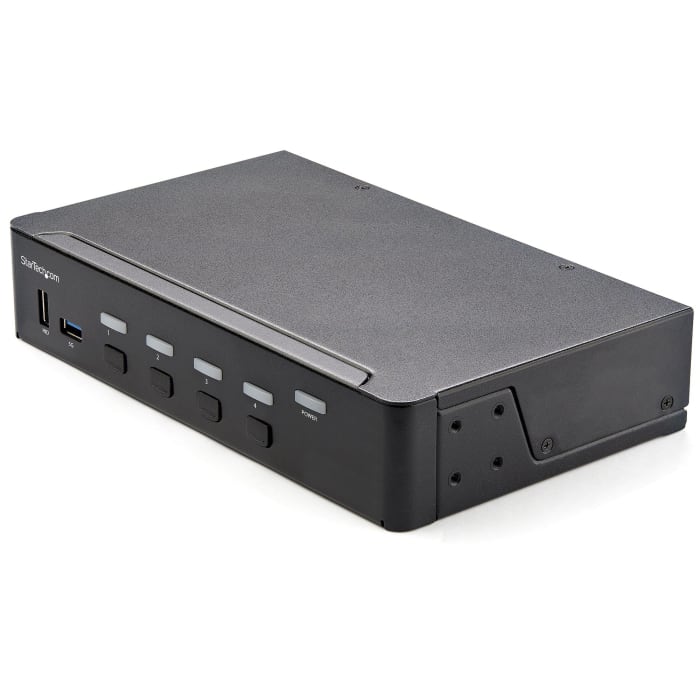 StarTech 4 Port USB HDMI KVM Switch 3.5 mm Stereo 3840 x 2160 Maximum Resolution