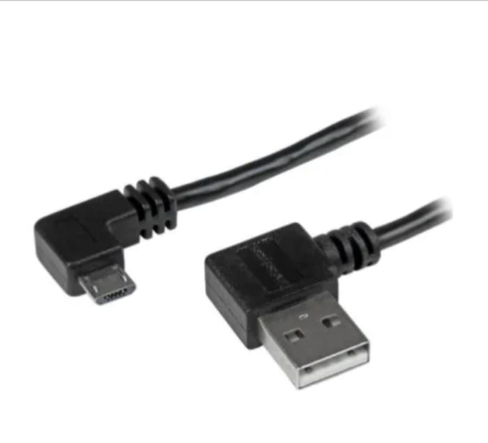 RS PRO USB 2.0, Male USB A to Male Micro USB B, 1m