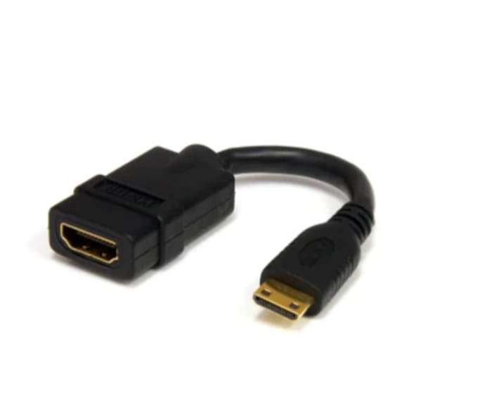 RS PRO Adapter, Male Mini HDMI to Female HDMI