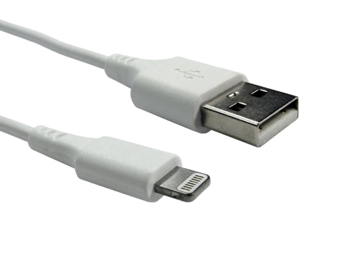 3mtr USB 2.0 A M - Lightning Cable-White