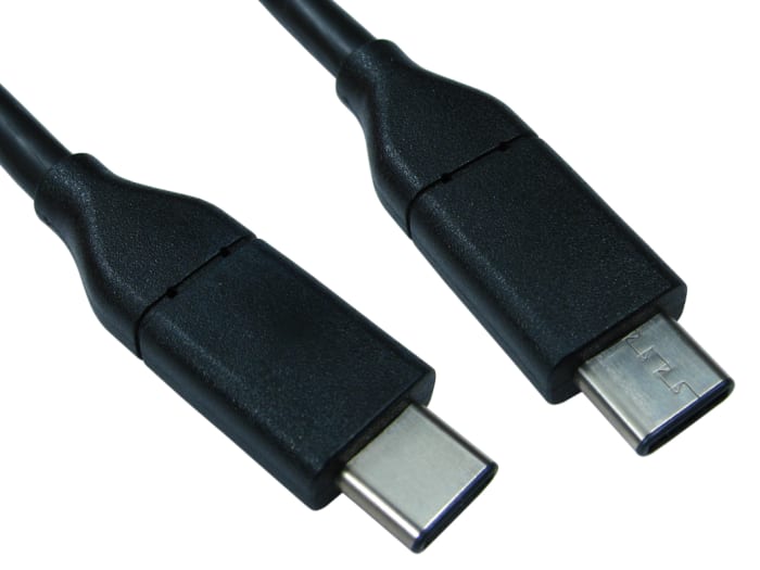 RS PRO Cable, Male USB C to Male USB C Cable, 0.5m