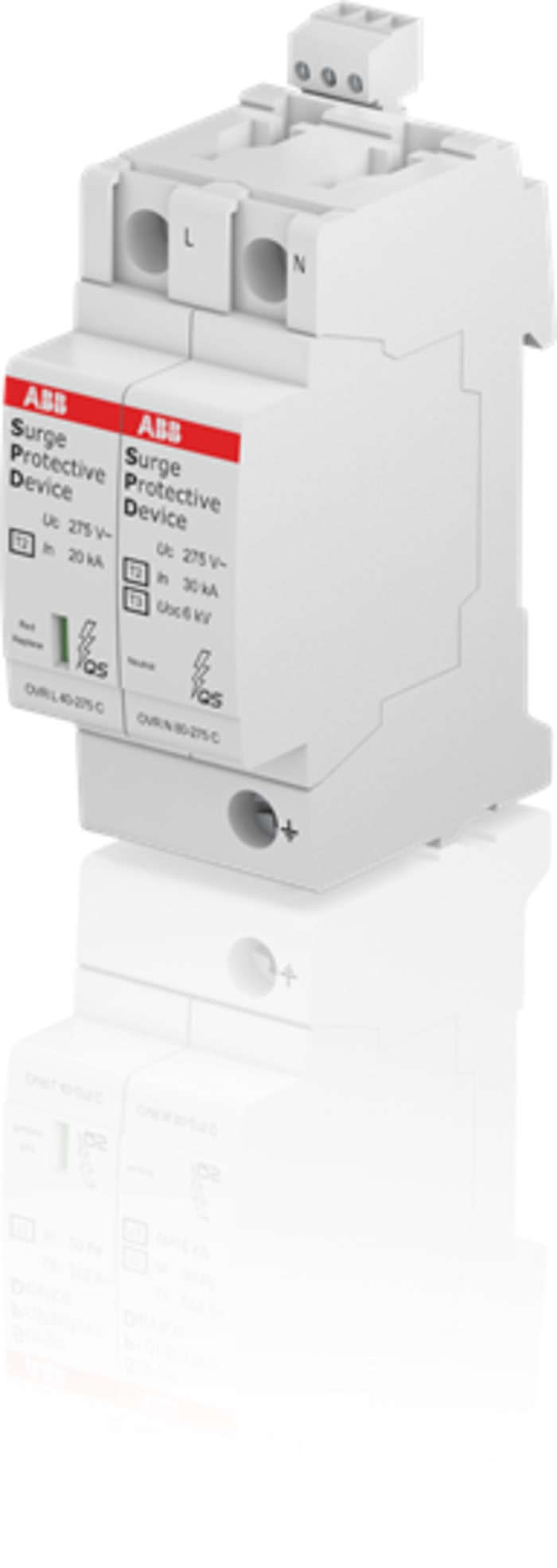 2CTB803972R0500 ABB | ABB 2 Phase Industrial Surge Protector, 100 kA, 1 ...