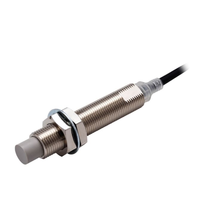 Omron Inductive Threaded Barrel Proximity Sensor, M12, 8 mm Detection, PNP NO, 10 → 30 V dc