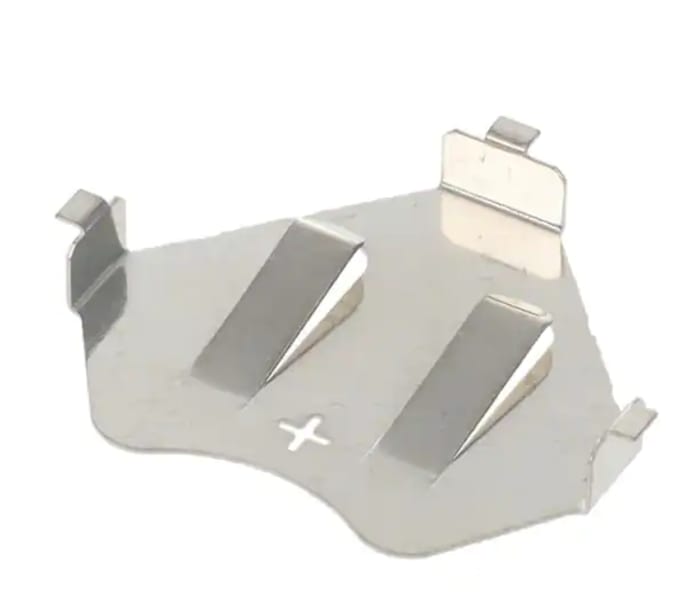 RS PRO CR2430 Battery Clip, Leaf Spring Contact