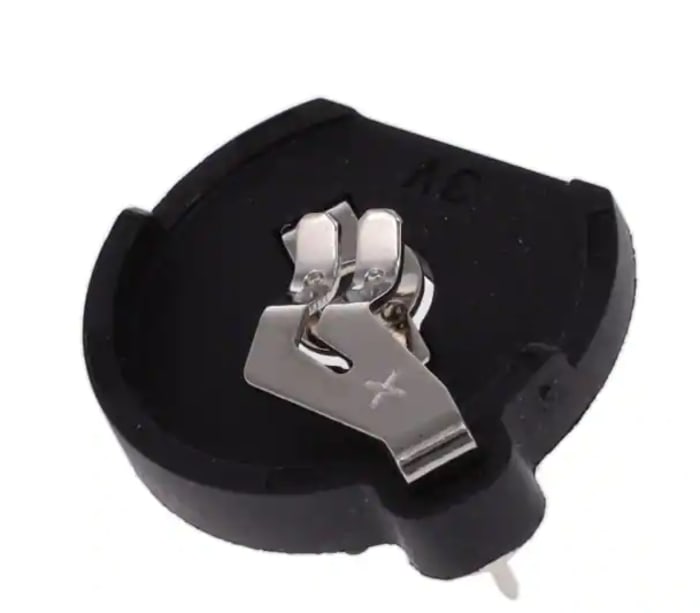RS PRO 2032 Battery Battery Holder, Leaf Spring Contact