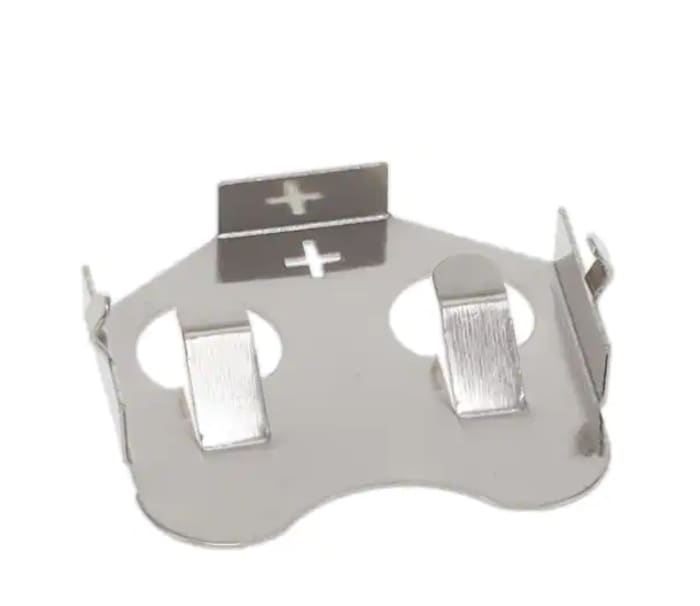 RS PRO CR2032 Battery Clip, Leaf Spring Contact