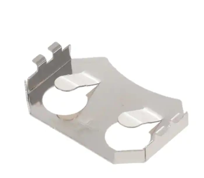 RS PRO CR2032 Battery Clip, Leaf Spring Contact