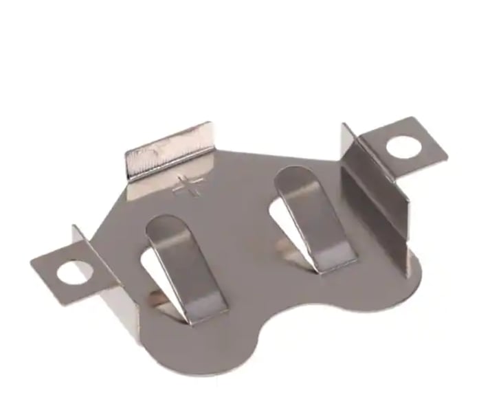 RS PRO CR2032 Battery Clip, Leaf Spring Contact