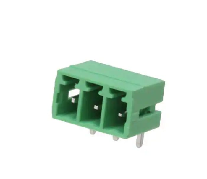Bloque de terminal PCB Macho RS PRO de 3 vías, paso 3.81mm, montaje Montaje en orificio pasante