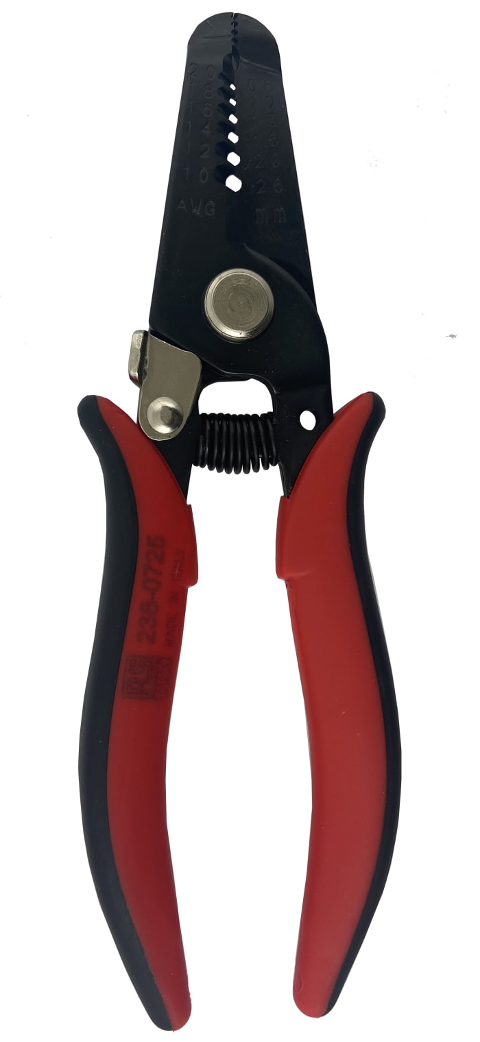 Pince à dénuder RS PRO série CSP, 0.81-2.59 mm pour fil Cisaille, 165 mm