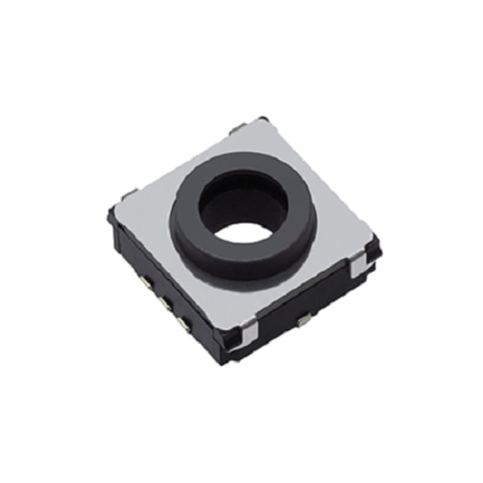 Panasonic Black, Grey Push Plate Tactile Switch, SPST 20 mA Surface Mount
