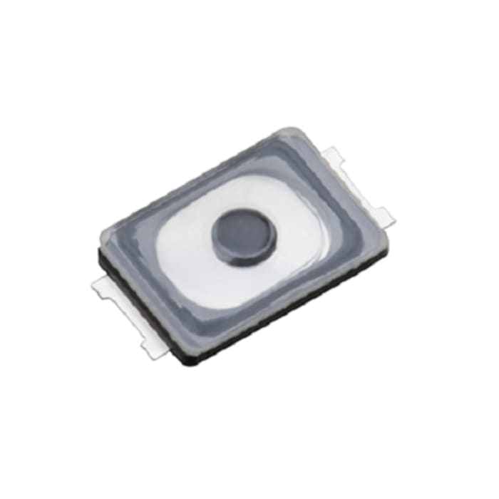 Panasonic IP67 Black Push Plate Tactile Switch, SPST 20 mA Surface Mount