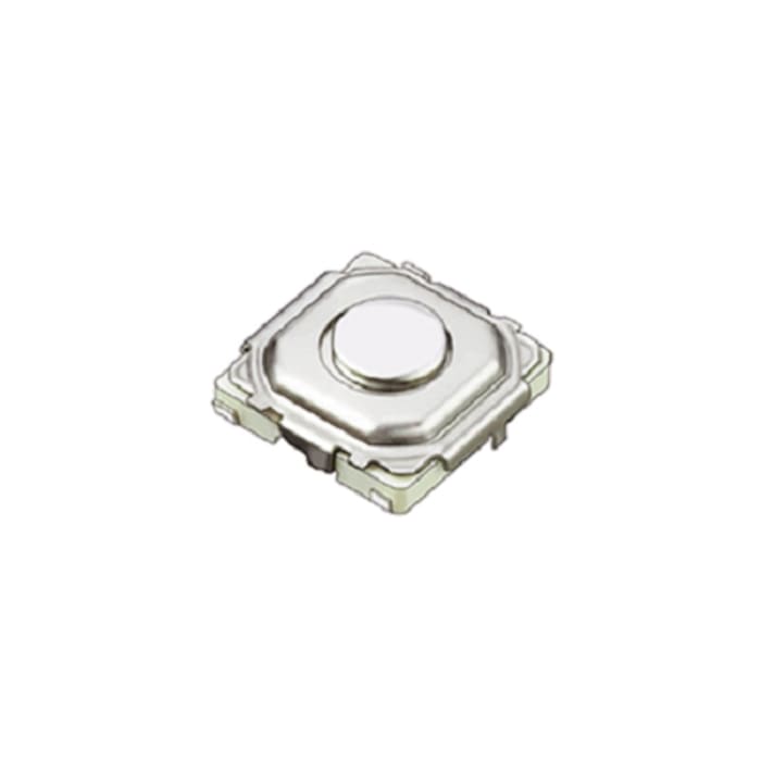 Panasonic Silver Push Plate Tactile Switch, SPST 20 mA Surface Mount