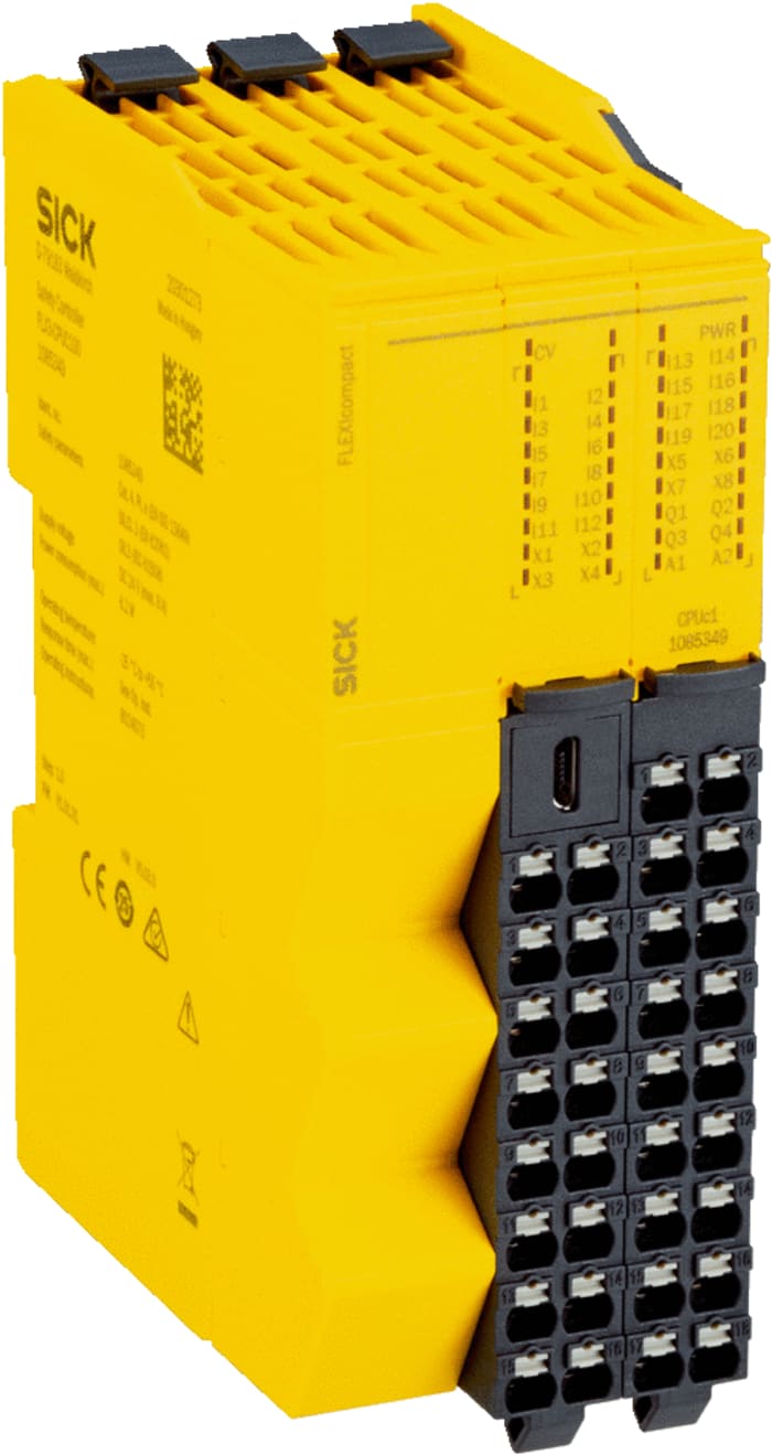 SICK Input/Output Module, 20 Inputs, 4 Outputs, 24 V