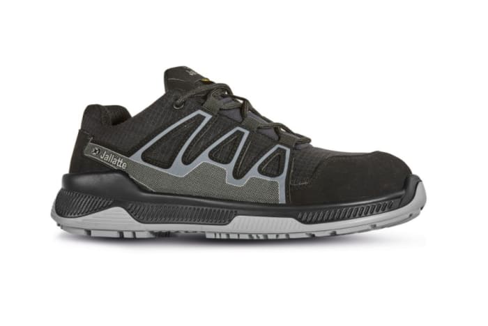 Jallatte J-nude 2 Unisex Black, Grey Composite Toe Capped Safety Trainers, UK 12, EU 47
