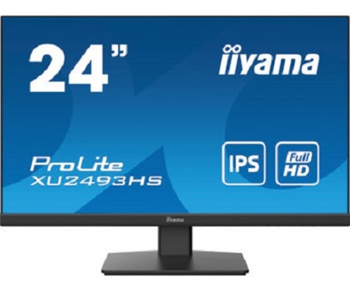 iiyama ProLite XU2493HS-B4 24in LCD Computer Monitor, 1920 x 1080 Pixels
