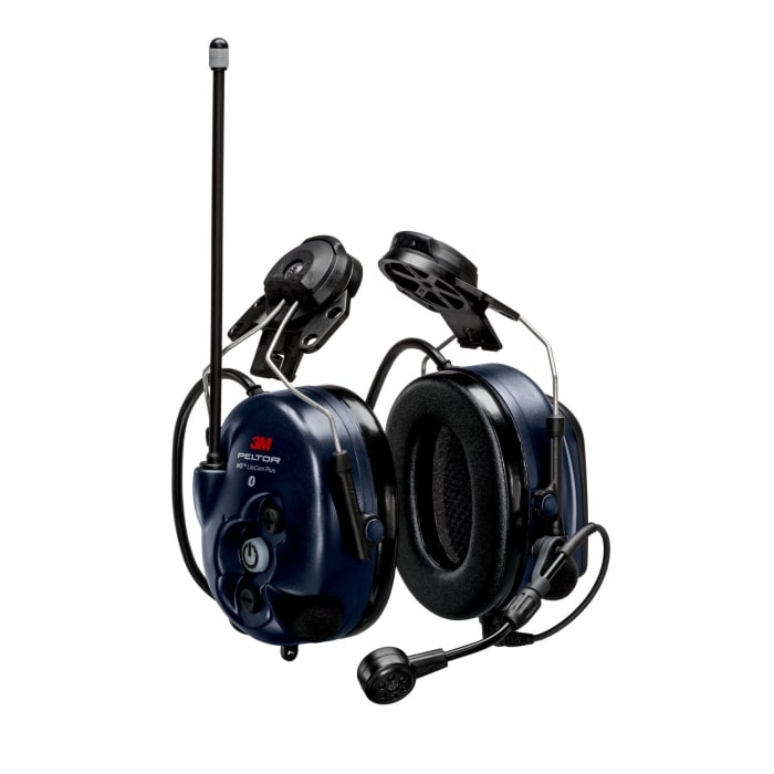 Protector auditivo inalámbricos para casco 3M serie 3M PELTOR WS LiteCom, atenuación SNR 31dB, color Azul