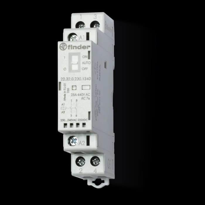 Relais Finder 22, 2 NO Rail DIN 2.2W