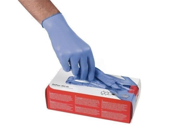 Honeywell Safety Blue Powder-Free Nitrile Disposable Gloves, Size XL, 200 per Pack