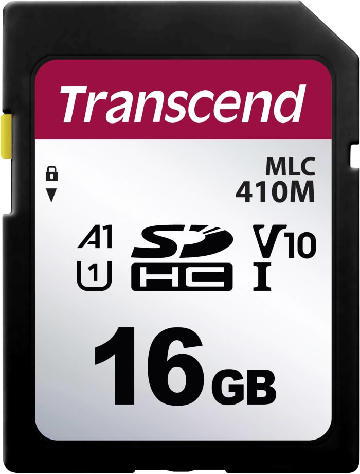 TS16GSDC410M, Transcend 16 GB SDHC SD Card, A1, U1, V10