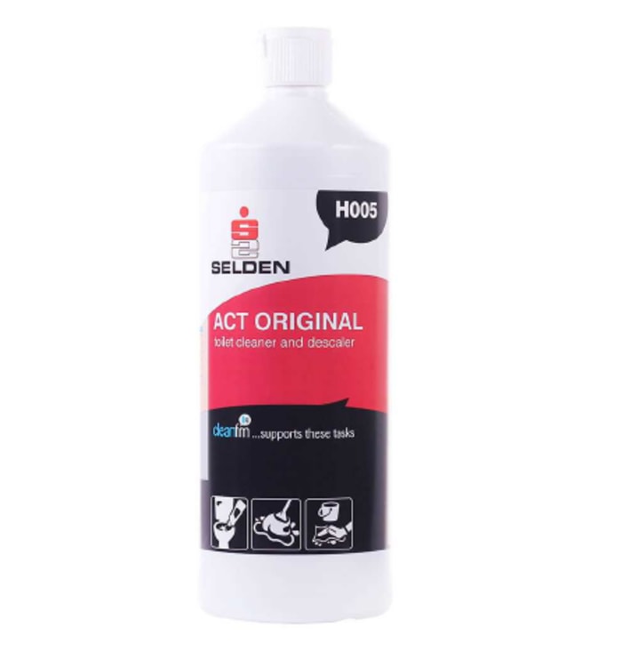 Nettoyant WC Selden ACT ORIGINAL pour Toilettes, Bouteille 1 l