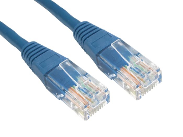 Cable Ethernet Cat6 U/UTP RS PRO de color Azul, long. 1m, funda de PVC