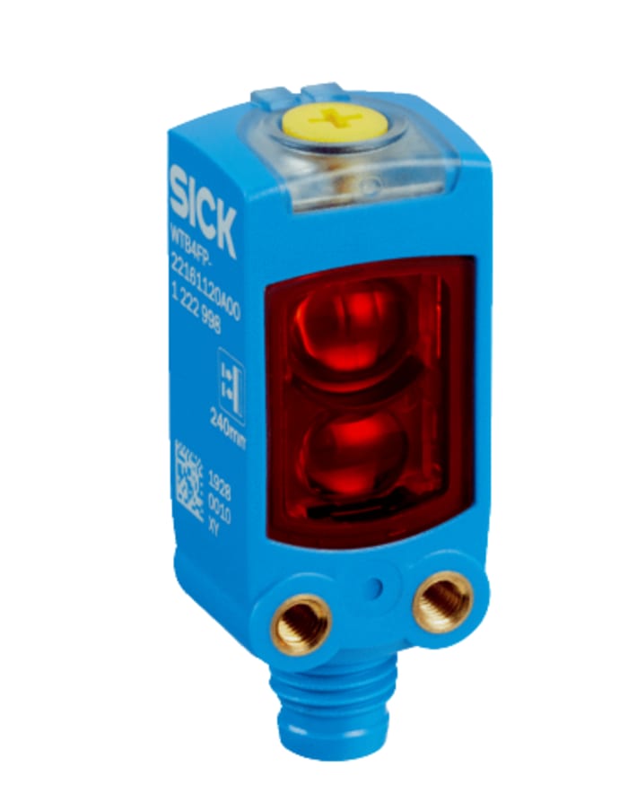 SICK Background Suppression Photoelectric Sensor, Miniature Sensor, 4 → 220 mm Detection Range IO-LINK