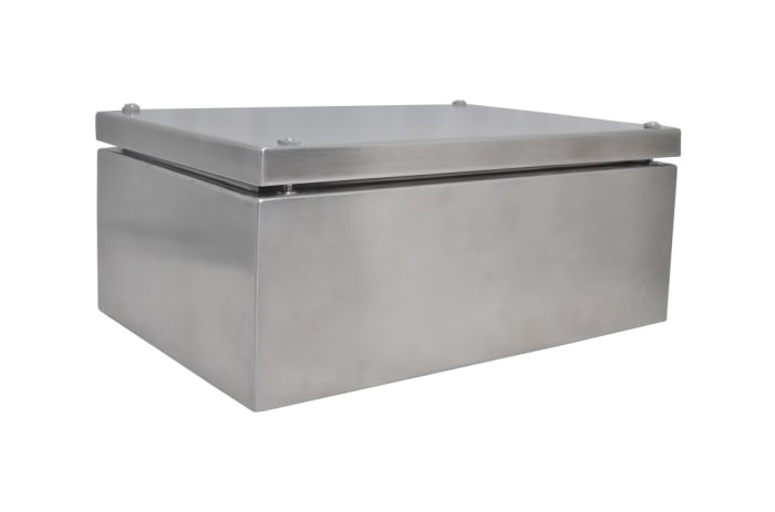 RS PRO 304 Stainless Steel Enclosure, IP66, 300 mm x 200 mm x 121mm