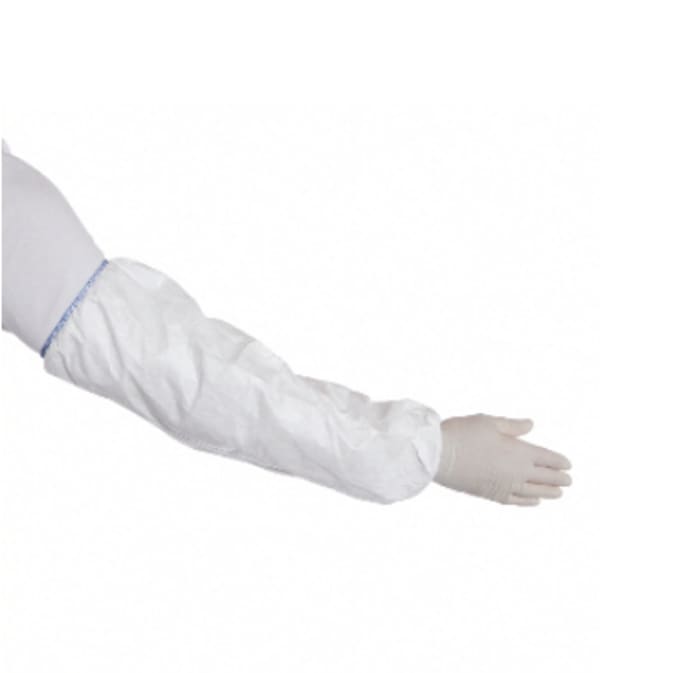 DuPont Tyvek 500 Sleeve White Disposable Tyvek Protective Sleeve, 500mm Length