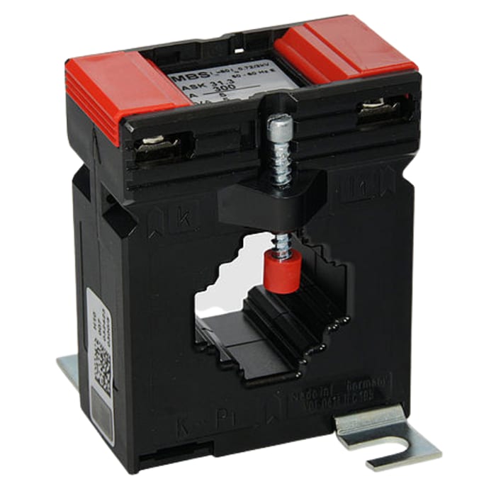 GILGEN Muller & Weigert ASK31.3 Series Base Mounted Current Transformer, 100A Input, 100:5, 5 A Output, 26mm Bore