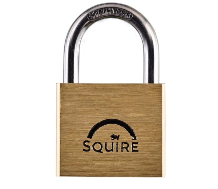 Squire Key Weatherproof Padlock, 6.5mm Shackle