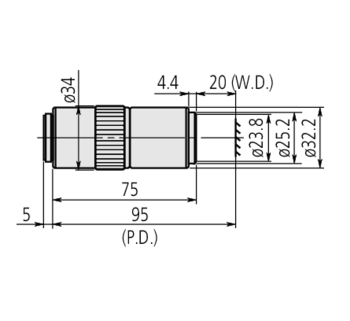 378-804-3 Mitutoyo | Mitutoyo Long Working Distance Lens, For ...