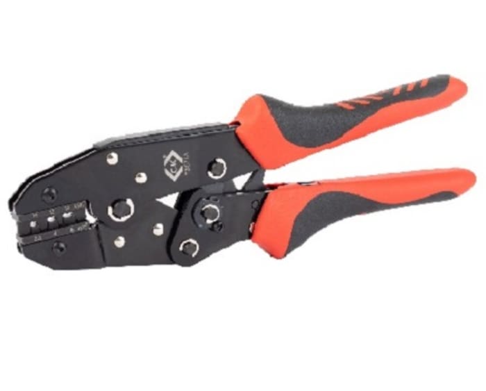 CK Ratchet Crimping Pliers Hand Crimp Tool for MC3 Solar Connector Contacts, MC4 Solar Connector Contacts