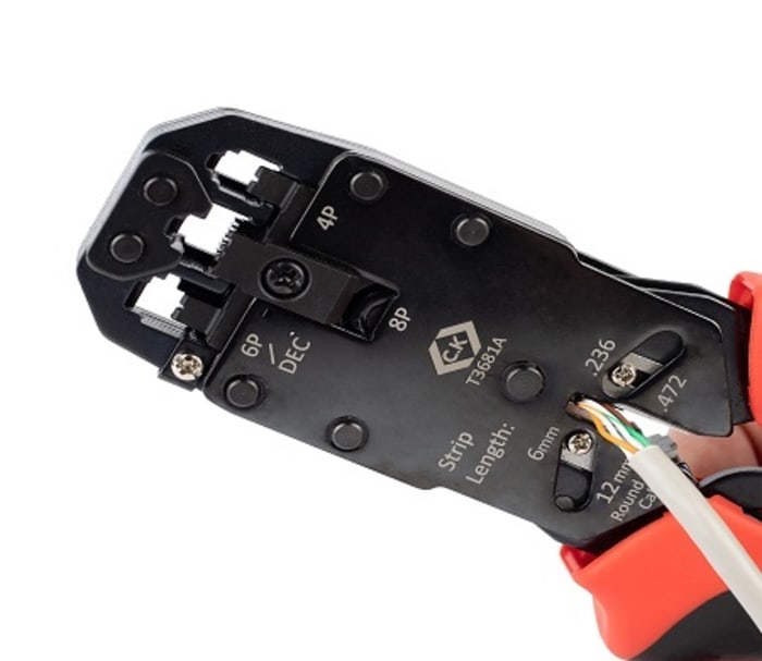 T3681A CK CK Ratchet Crimping Pliers Hand Crimp Tool for RJ11