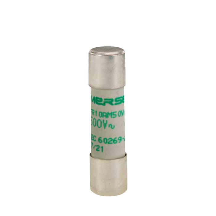 Mersen 2A Slow-Blow Ceramic Cartridge Fuse, 10 x 38mm