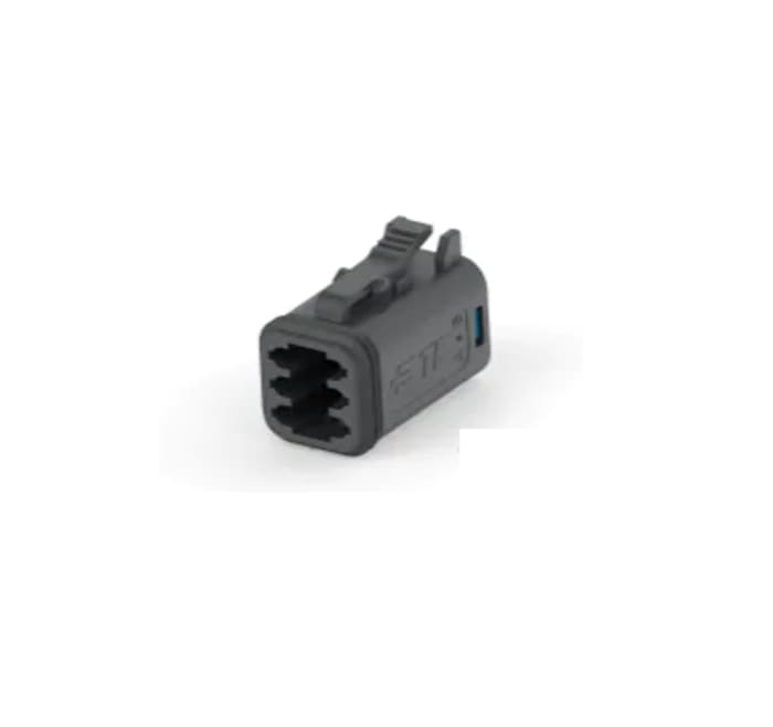 6CCT BLACK PLUG W/LARGE SEAL