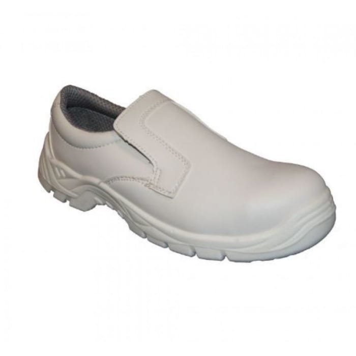 Reldeen S2 SRC Unisex White Toe Capped Safety Shoes, UK 7